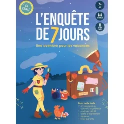 Activité de vacances pour les enfants l’enquête de 7 jours - Voyage autour du monde - En Cavale