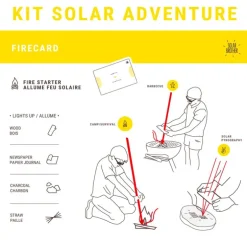 Adventure Kit - Allume feu et pyrograveur solaire - Solar Brother