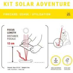 Adventure Kit - Allume feu et pyrograveur solaire - Solar Brother