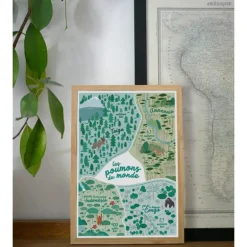 Affiche Les poumons du monde - Papier Curieux