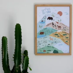 Affiche Les Sommets du monde - Papier Curieux