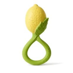 Anneau de dentition et Hochet - Citron - Oli and Carol