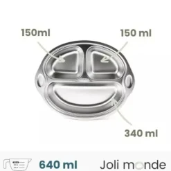 Assiette enfant Coco le singe - Joli Monde