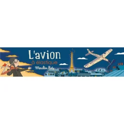 Avion à élastique - Moulin Roty - Bleu