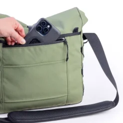Besace rolltop Norrebro Messenger - MeroMero - Cypress Green