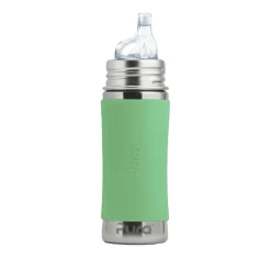 Biberon inox à bec évolutif - 325 ml - Pura - Moss