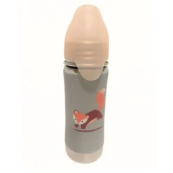Biberon inox à bec évolutif - 325 ml - Pura - Fox
