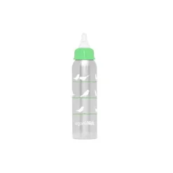 Biberon Inox Isotherme Organic Kidz 270ml goulot étroit - Oiseaux