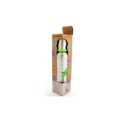 Biberon Inox Isotherme Organic Kidz 270ml goulot étroit - Oiseaux