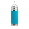 Biberon inox évolutif Pura - 325 ml - Aqua
