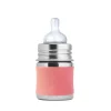 Biberon inox évolutif Pura - 150 ml - Rose