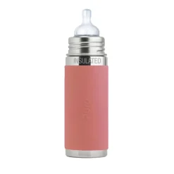Biberon isotherme 260ml - Pura - Rose