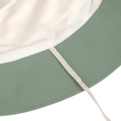 Bob anti-uv bébé - Lassig - Motif damier vert/sel marin