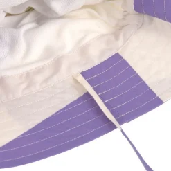 Bob anti-uv bébé - Lassig - Rayures violet/sel marin