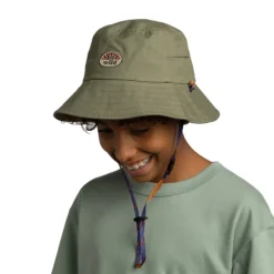 Bob enfant larges bords Booney - Buff - Forest