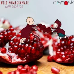 Body en laine - Manches longues - évolutif de Manymonths - Wild Pomegranate