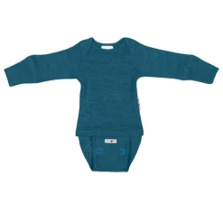 Body en laine - Manches longues - évolutif de Manymonths - Seabreeze Teal