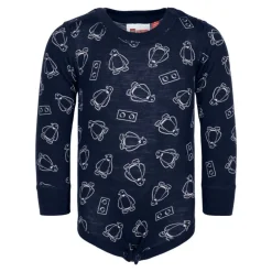 Body en laine merinos - manches longues - Ubava 700 -Lego - Bleu - 2021