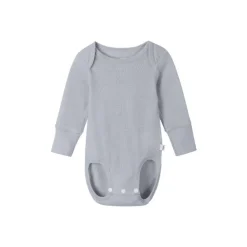 Body en laine merinos - Manches longues - Utu - Reima - Melange Gris clair
