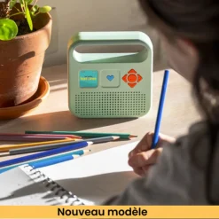 Boite à histoire - Merlin - Vert amande