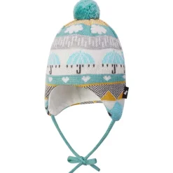 Bonnet bébé en laine mérinos - Moomin Yngst - Reima - Cold Mint