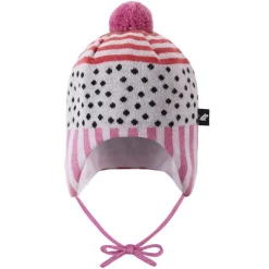 Bonnet bébé en laine mérinos - Moomin Yngst - Reima - Mauve Pink