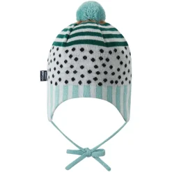 Bonnet bébé en laine mérinos - Moomin Yngst - Reima - Cool Green