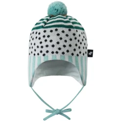 Bonnet bébé en laine mérinos - Moomin Yngst - Reima - Cool Green