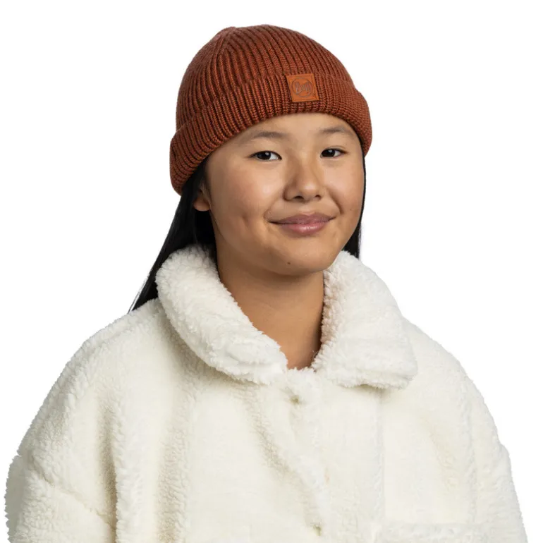 Bonnet Clum en laine merinos - Cinnamon - Buff
