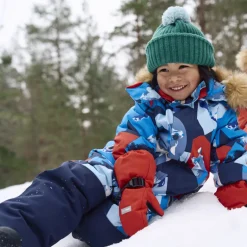 Bonnet enfant en laine merinos Topsu - Reima - Deeper Green