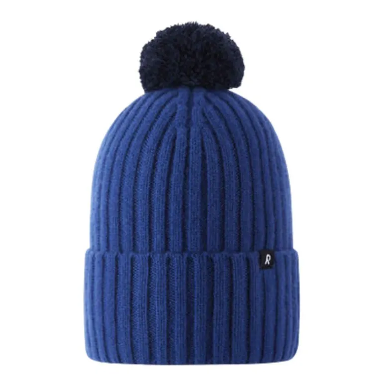 Bonnet enfant en laine merinos Topsu - Reima - Twilight Blue