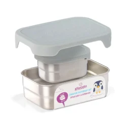 Boîte goûter inox Affenzahn - Koala gris