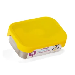 Boîte goûter inox Affenzahn - Tigre jaune