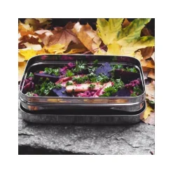 Boîte inox Solo Rectangle - ECOlunchbox