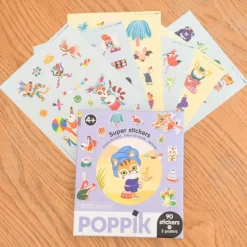 Box Super Stickers Autour du monde - Poppik
