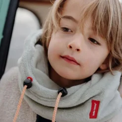 Cagoule polaire bébé Warmy - Hello Hossy - Green