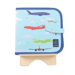 Cahier Jaq Jaq Bird - Avions / Nuages - Cahier réutilisable