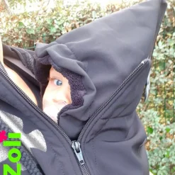 Capuchon bébé imperméable Zoli - Gris chiné