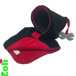 Capuchon bébé Zoli - Noir / Rouge