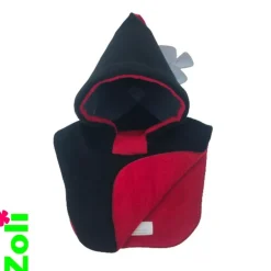 Capuchon bébé Zoli - Noir / Rouge