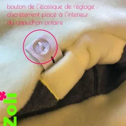 Capuchon bébé Zoli - Noir / Rouge