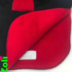 Capuchon bébé Zoli - Noir / Rouge
