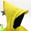 Capuchon enfant imperméable Jaune/Anthracite - Zoli