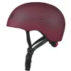 Casque bol enfant Micro - 4-12ans (52 - 56 cm ) - Rouge automne