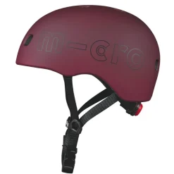 Casque bol enfant Micro - 4-12ans (52 - 56 cm ) - Rouge automne