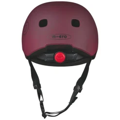 Casque bol enfant Micro - 4-12ans (52 - 56 cm ) - Rouge automne