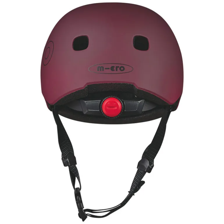 Casque bol enfant Micro - 4-12ans (52 - 56 cm ) - Rouge automne