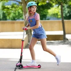 Casque bol enfant Micro - 3-6 ans (48 - 53 cm ) - Flamingo