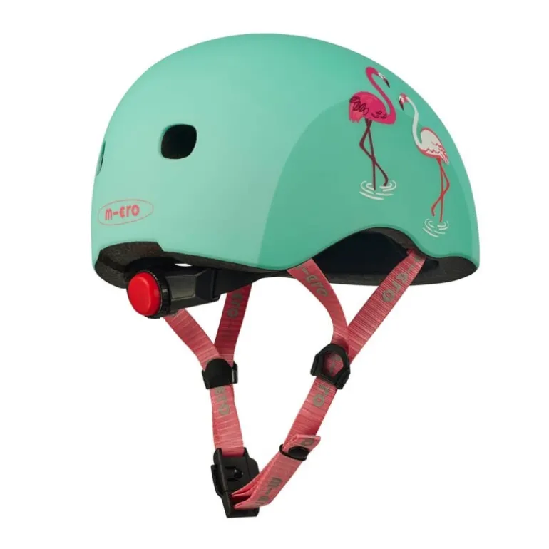 Casque bol enfant Micro - 3-6 ans (48 - 53 cm ) - Flamingo