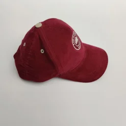Casquette enfant en velours - Poule Party - Bordeaux